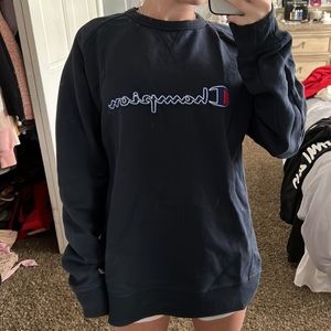 Champion Navy Blue Authentic Athletic Sweatshirt